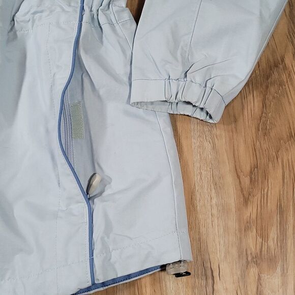 ☔️🔹️Columbia Blue Evolution Valley Two-Tone Zippered Jacket w/Hood Small - Picture 8 of 14